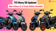 TVS Ntorq 125 Gets New Colour Options & A New Edition Introduced