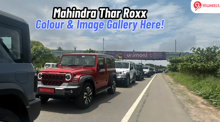 Mahindra Thar Roxx Launched – Check Out The Image & Colour Gallery Here