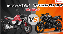 Yamaha FZS FI V3 Vs TVS Apache RTR 160 4V Detailed Comparison: Who Wins? Yamaha FZS FI V3 Vs TVS Apache RTR 160 4V Detailed Comparison: Who Wins?