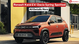 Renault Kwid EV/Dacia Spring Spotted Testing in India: Check Details