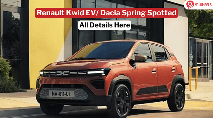 Renault Kwid EV/Dacia Spring Spotted Testing in India: Check Details