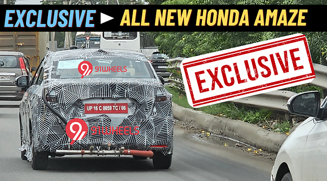 Exclusive : Honda starts real world testing of all-new 2024 Amaze Sedan