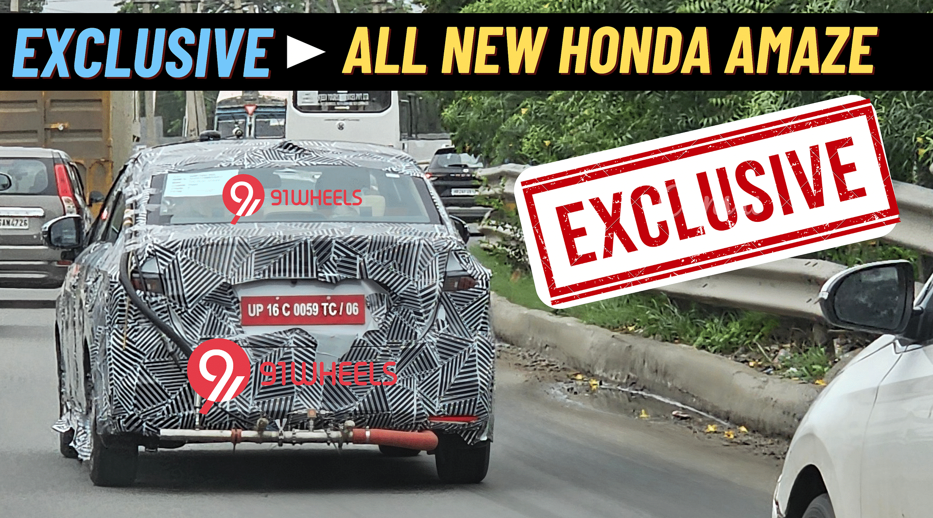 Exclusive : Honda starts real world testing of all-new 2024 Amaze Sedan