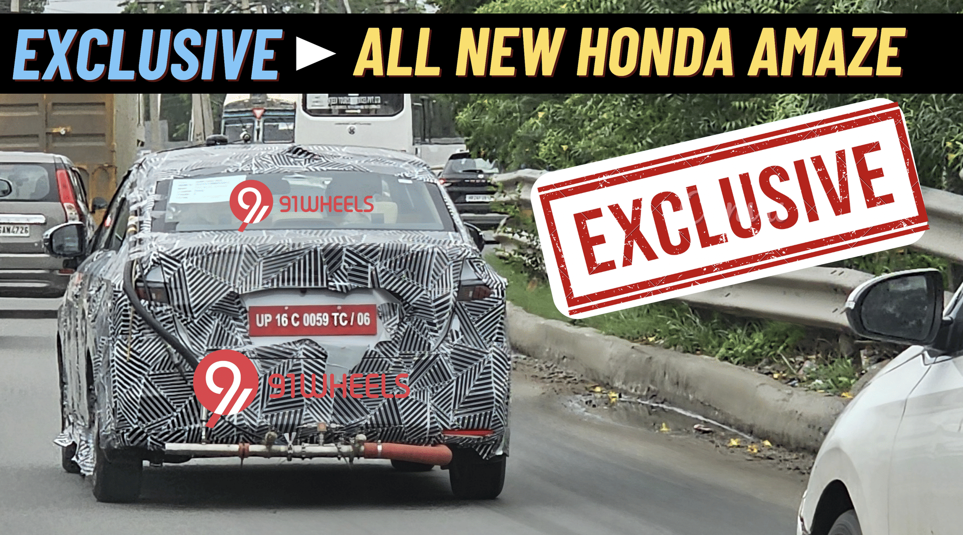 Exclusive : Honda starts real world testing of all-new 2024 Amaze Sedan