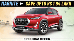 Nissan Magnite Freedom Offer - Save Upto Rs 1.64 Lakh!