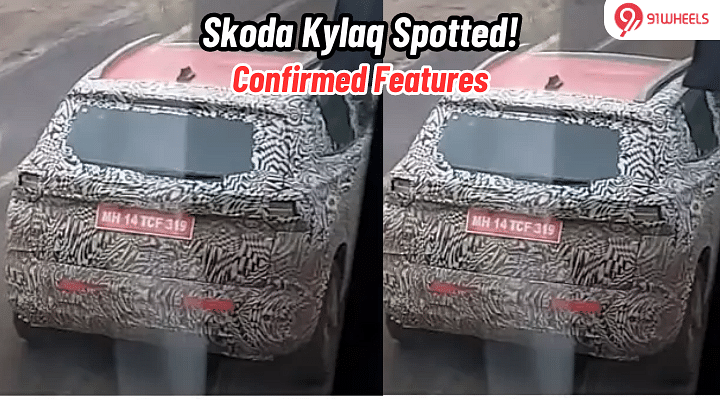 Skoda Kylaq Again Spotted on Test: Check out the Confirmed Features