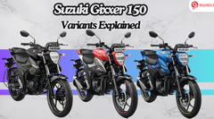 Suzuki Gixxer 150 Variants Explained In Detail: What Each One Brings To The Table
