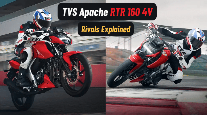 TVS Apache RTR 160 4V Competitors Explained TVS Apache RTR 160 4V Competitors Explained