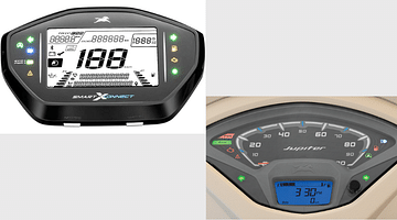 TVS Jupiter 110 instrument cluster'