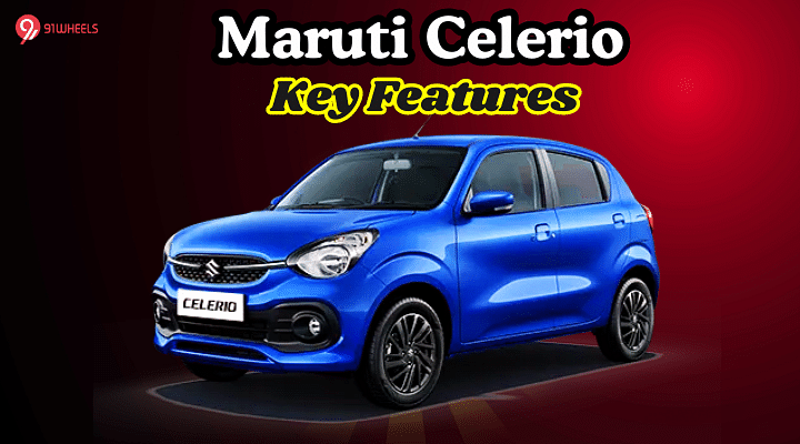 Maruti Celerio Key Features - 7 Inch Touchscreen To Parking Sensors Maruti Celerio Key Features - 7 Inch Touchscreen To Parking Sensors