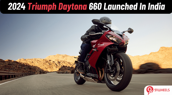 Triumph Daytona 660 Launched At Rs 9.72 Lakh - Gets A Triple Cylinder 660cc Engine