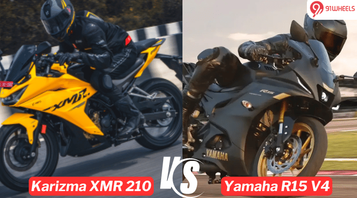 Yamaha YZF R15 Vs Hero Karizma XMR 210: Detailed Specs Comparison Yamaha YZF R15 Vs Hero Karizma XMR 210: Detailed Specs Comparison