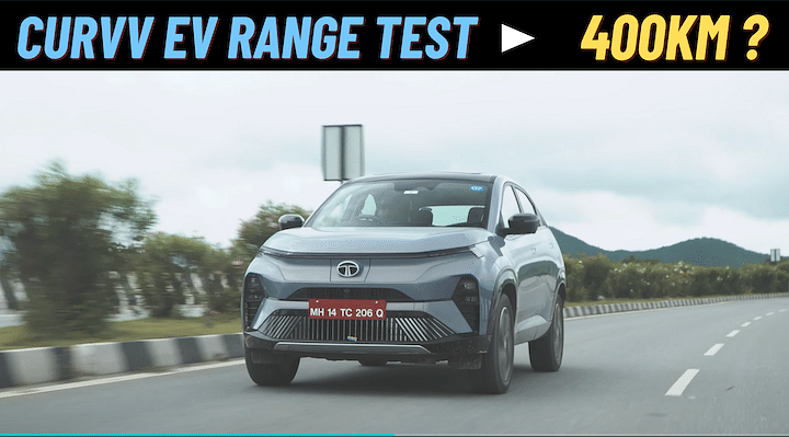 Tata Curvv EV 55 kWh Range Test - Empowered+ A Top Model