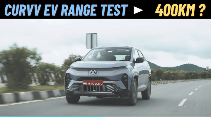 Tata Curvv EV 55 kWh Range Test - Empowered+ A Top Model Tata Curvv EV 55 kWh Range Test - Empowered+ A Top Model