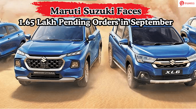 Maruti Suzuki Pending Orders Drop To 1.65 Lakh In September 2024