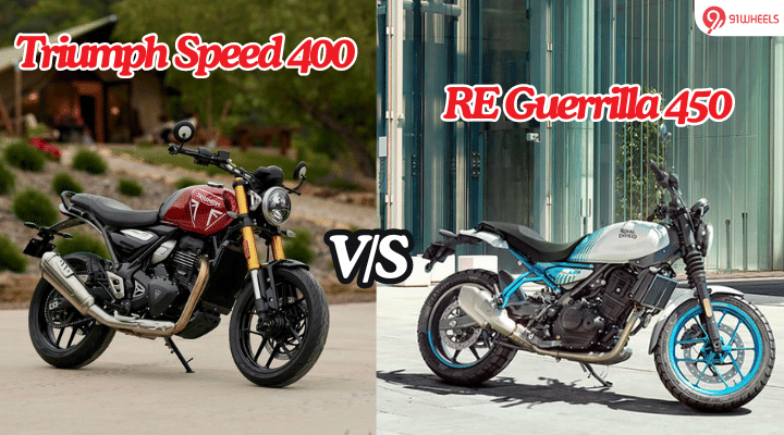 MY25 Triumph Speed 400 Vs Royal Enfield Guerrilla 450: Detailed Specs Comparison MY25 Triumph Speed 400 Vs Royal Enfield Guerrilla 450: Detailed Specs Comparison