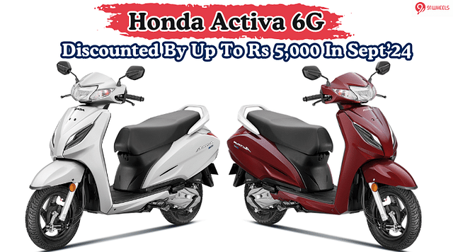 Honda Activa 6G Available with Up To Rs 5,000 Discount This September