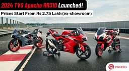 2024 TVS Apache RR 310 Launched, Prices Start From Rs 2.75 Lakh!