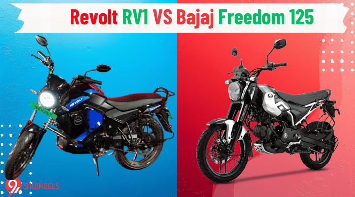 Revolt RV1 VS Bajaj Freedom 125: Can EV Beat The Bi-Fuel? Find Out Revolt RV1 VS Bajaj Freedom 125: Can EV Beat The Bi-Fuel? Find Out