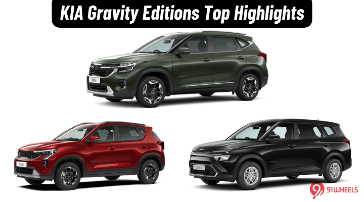 KIA Sonet, Seltos, Carens Gravity Edition Top Highlights KIA Sonet, Seltos, Carens Gravity Edition Top Highlights