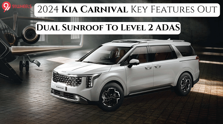 2024 Kia Carnival Key Features Out - Dual Sunroof To Level 2 ADAS