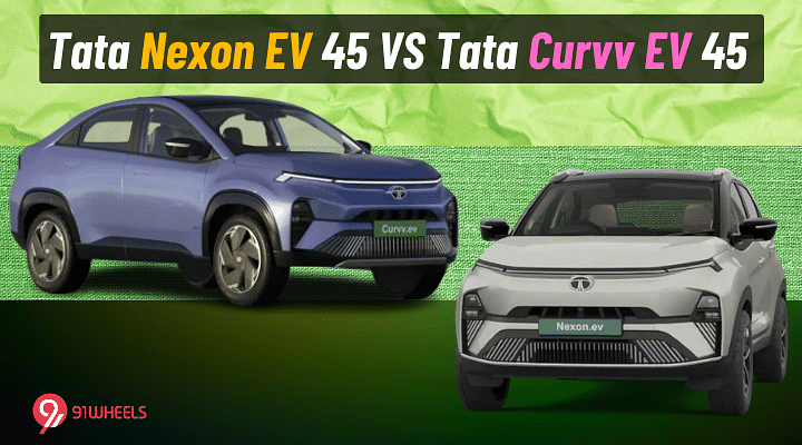 Tata Nexon EV 45 VS Tata Curvv EV 45 - Which Is More Practical?