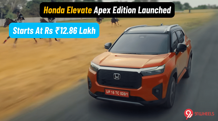 New Apex Edition For Honda Elevate - Starting Price Rs 12.86 Lakh