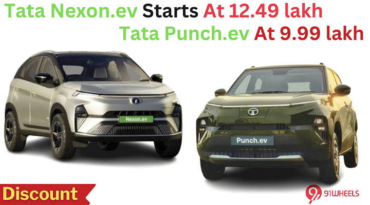 Tata Nexon.ev At 12.49 lakh And Up To 1.20 lakh Off On Tata Punch.ev