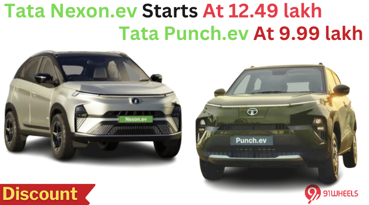 Tata Nexon.ev At 12.49 lakh And Up To 1.20 lakh Off On Tata Punch.ev Tata Nexon.ev At 12.49 lakh And Up To 1.20 lakh Off On Tata Punch.ev