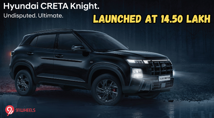 Hyundai Creta Knight Edition Launched - Starting At Rs 14.50 lakh Hyundai Creta Knight Edition Launched - Starting At Rs 14.50 lakh