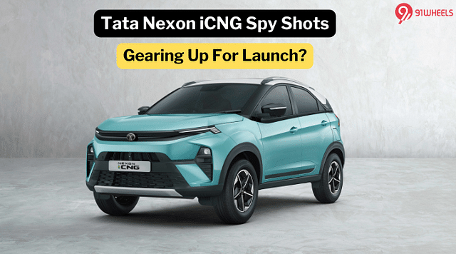 Tata Nexon iCNG Spy Shots: Gearing Up For Launch? See Photos