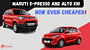 Maruti S-Presso And Alto K10: Now Even Cheaper! New Prices Out