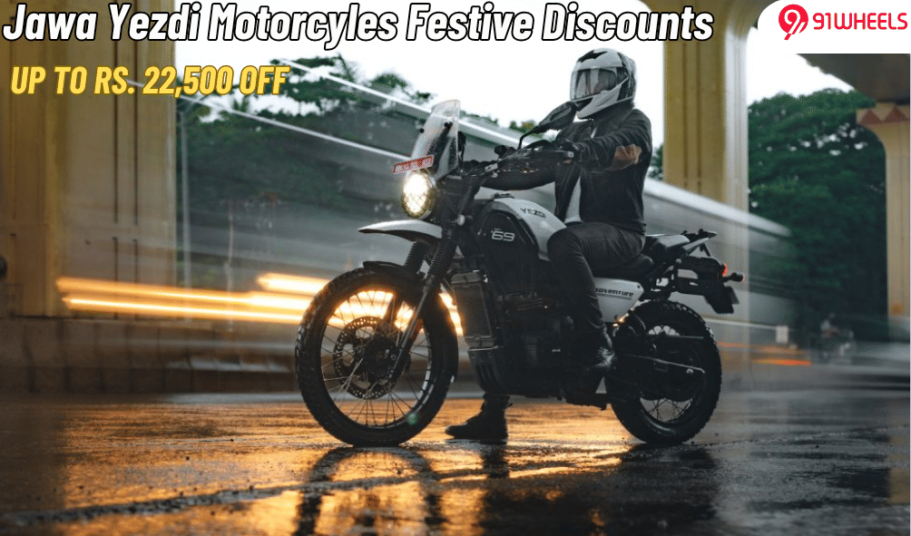 Jawa Yezdi Motorcycles Gets Benefits Up To Rs. 22,500 This Festive Season Jawa Yezdi Motorcycles Gets Benefits Up To Rs. 22,500 This Festive Season
