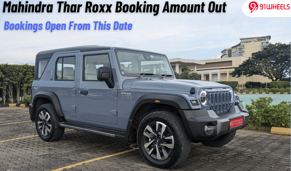 Mahindra Thar Roxx Booking Token Set At Rs. 21k; Opens Oct 3