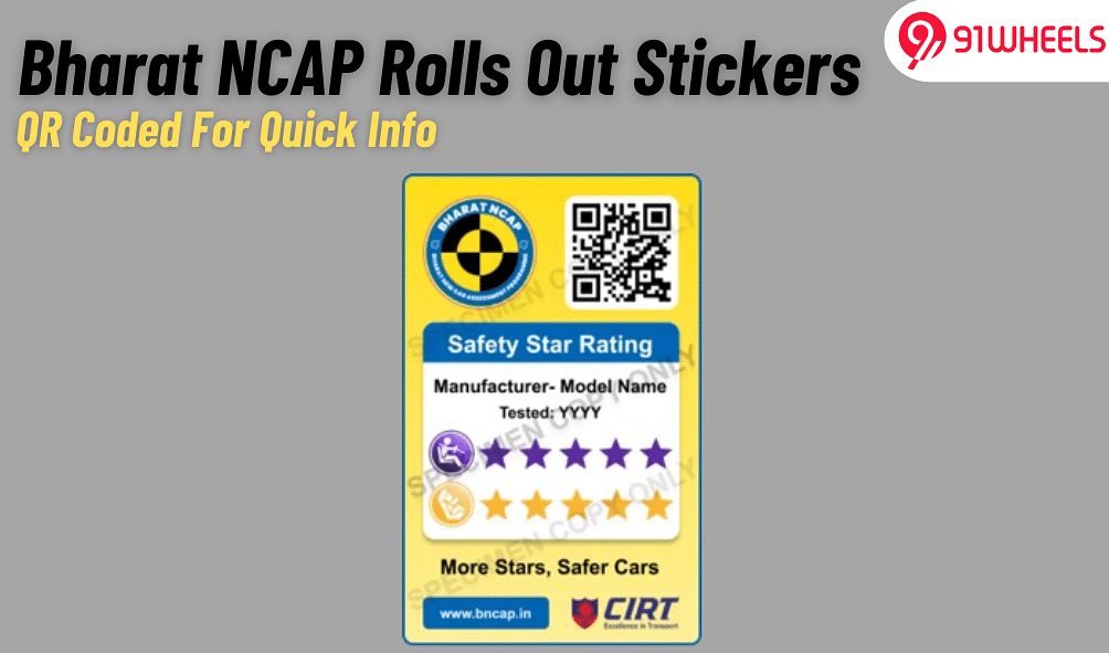 Bharat NCAP Rolls Out Safety Rating Stickers for Cars and SUVs