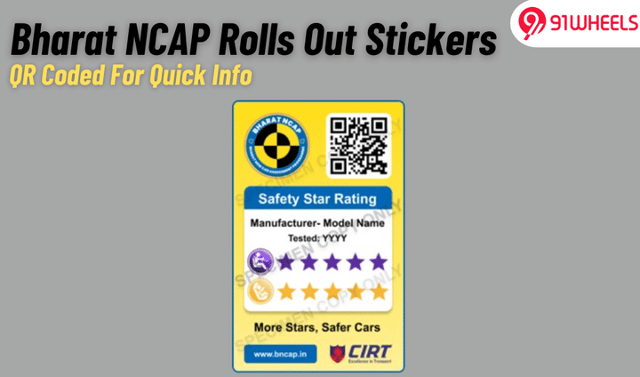 Bharat NCAP Rolls Out Safety Rating Stickers for Cars and SUVs Bharat NCAP Rolls Out Safety Rating Stickers for Cars and SUVs