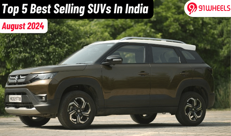 Top 5 Best Selling SUVs In India In Aug '24 - Maruti Brezza To Fronx