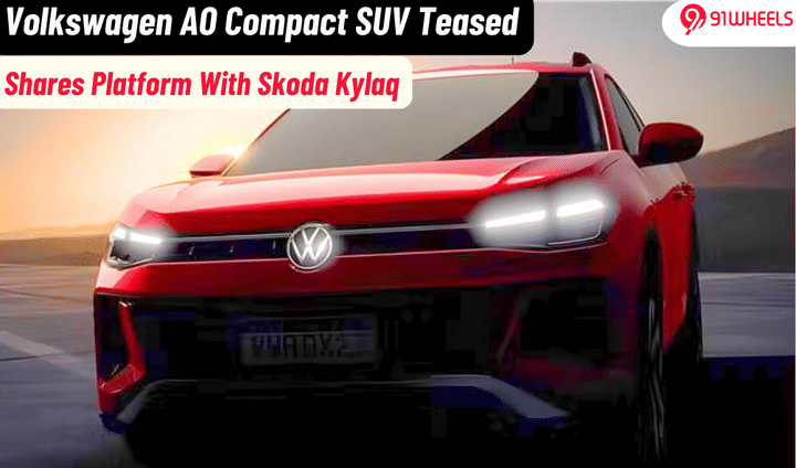 Volkswagen Compact SUV Teased Ahead Of Debut: Skoda Kylaq Twin Volkswagen Compact SUV Teased Ahead Of Debut: Skoda Kylaq Twin