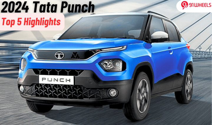 2024 Tata Punch Top Highlights: Digital Cluster, Wireless Charging & More 2024 Tata Punch Top Highlights: Digital Cluster, Wireless Charging & More