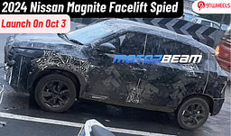 Nissan Magnite Facelift Spied Testing Ahead Of Its Oct 4 Launch