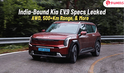 India-Bound Kia EV9 3-Row SUV Specs Leaked: 384 PS, AWD & More