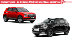 Hyundai Venue E+ Vs Kia Sonet HTE (O): Detailed Specs Comparison Hyundai Venue E+ Vs Kia Sonet HTE (O): Detailed Specs Comparison