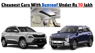 Cheapest Cars With Sunroof Under Rs 10 lakh - Altroz To Sonet