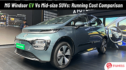 MG Windsor EV Vs Mid-size SUVs: Detailed Running Cost Comparison