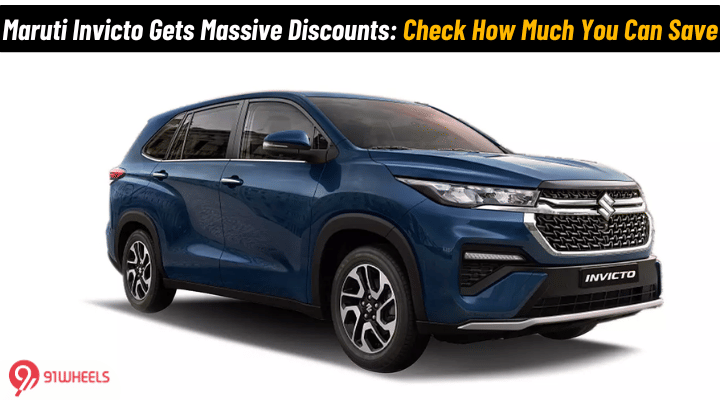 Maruti Invicto Gets Massive Discounts: Check How Much You Can Save Maruti Invicto Gets Massive Discounts: Check How Much You Can Save