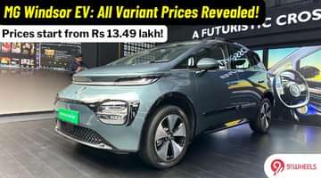 MG Windsor EV: All Prices Revealed!