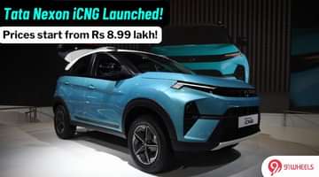 Tata Nexon iCNG Launched, Prices Start From Rs 8.99 lakh!