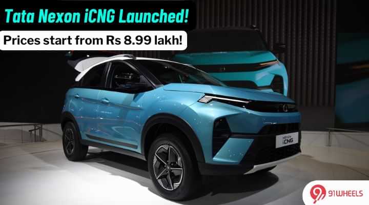 Tata Nexon iCNG Launched, Prices Start From Rs 8.99 lakh! Tata Nexon iCNG Launched, Prices Start From Rs 8.99 lakh!