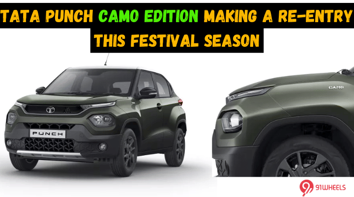 Tata Punch Camo Edition Making A Re-Entry This Festival Season Tata Punch Camo Edition Making A Re-Entry This Festival Season