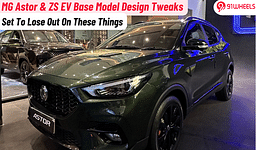 MG Astor & MG ZS EV Base Models Set To Shed These Design Elements